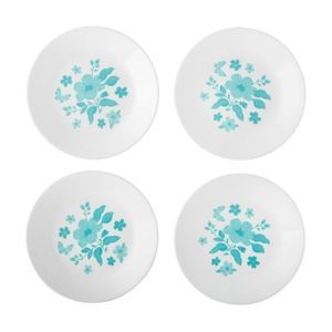 NEW The‎ Pioneer Woman Corelle Signature Evie Teal Appetizer Plate Set